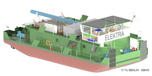 Elektra: Erstes Schubschiff mit Batterien und Brennstoffzellen