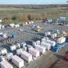 Batteriegroßspeicher in Bollingstedt während Bauphase 2024