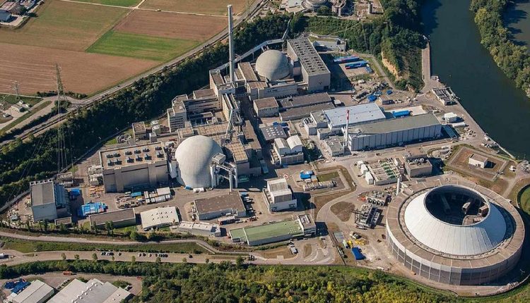 EnBW-Atomkraftwerk Neckarwestheim II Luftbild