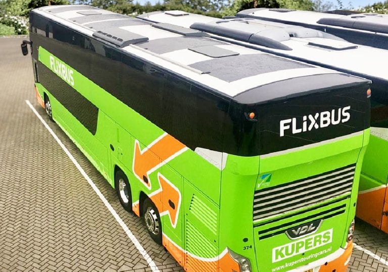 Flixbus: Erster Bus Mit Solarmatten Fährt Von Dortmund Nach London