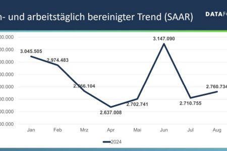 PKW-Neuzulassungen August 2024: Elektromobilität trotzt Förderstopp – Marktanteil steigt drei Prozent seit Jahresbeginn