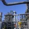 a large industrial plant with pipes and valves