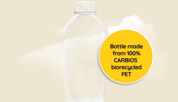 Biorecycling-PET Flasche von Carbios