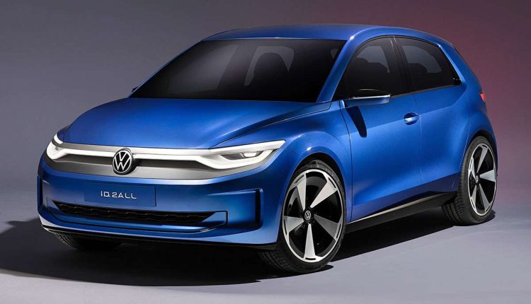 VW ID.2 Studie in blau